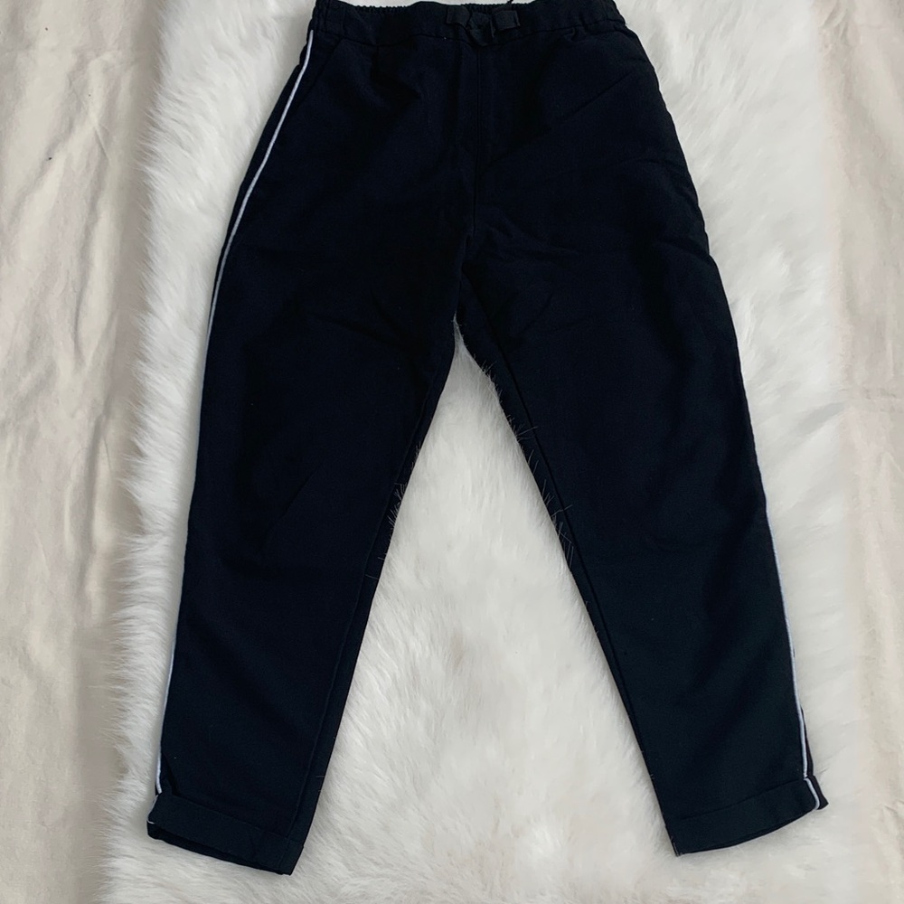 H&M Kids Black Joggers with White Stripe